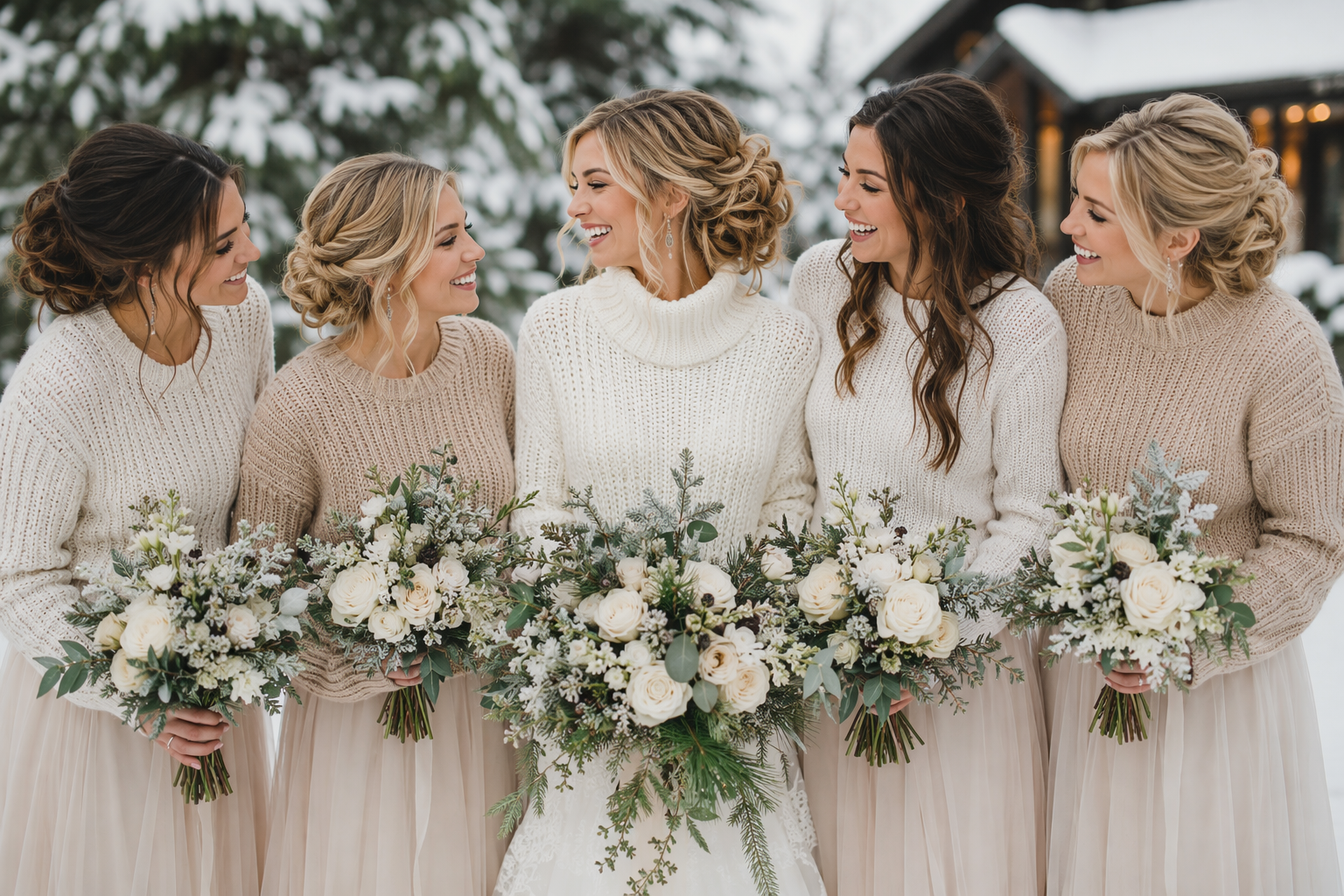 Bridesmaids in Knits