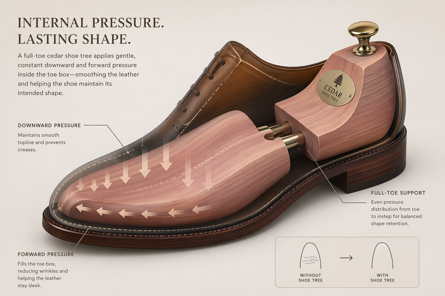Internal Pressure of Shoe Tree