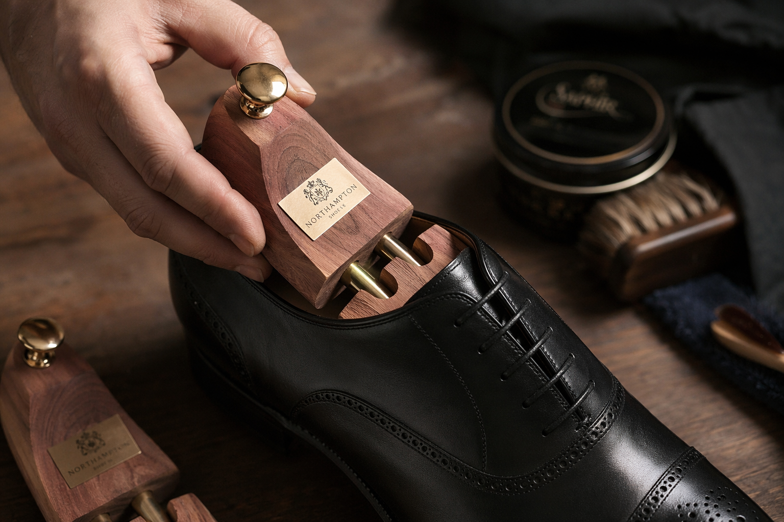 Inserting Shoe Trees