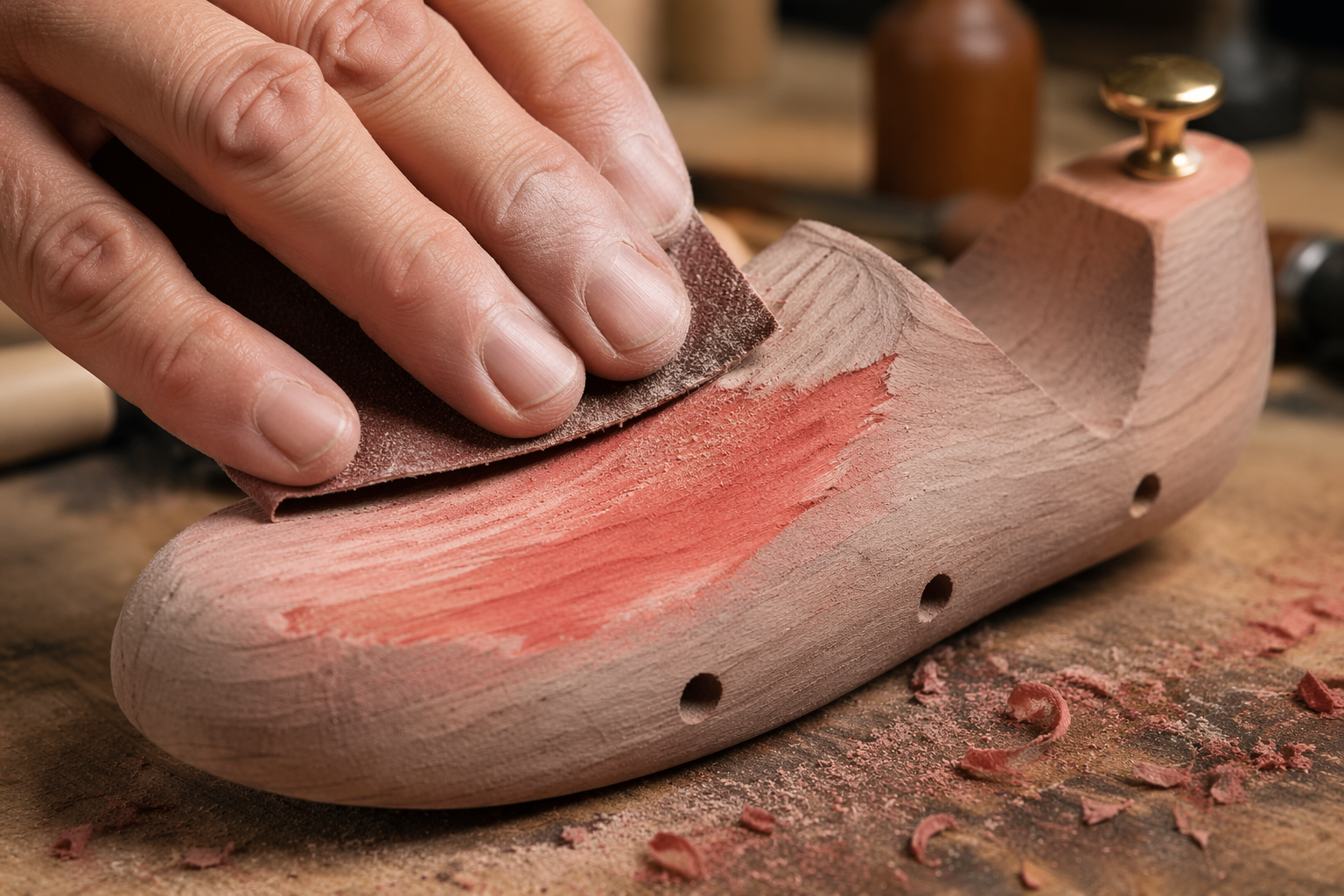Sanding Action